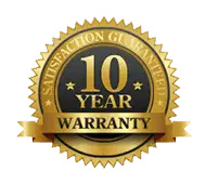 10 year warranty logo