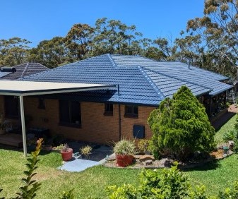 Fully Restored Concrete Tile Roof